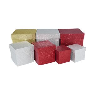 Trishi Gift Box Rectangle Star Design 1 Pcs