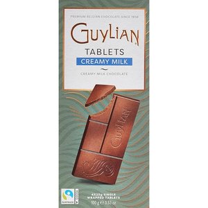 Guylian Tablet Milk Chocolate Stevia 100Gm