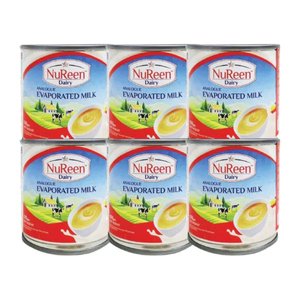 Nureen Evaporated Milk 6X170gm