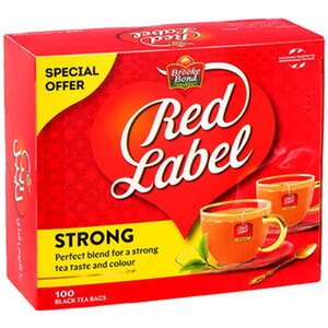 Brooke Bondred Label Tea Bag 100X2gm