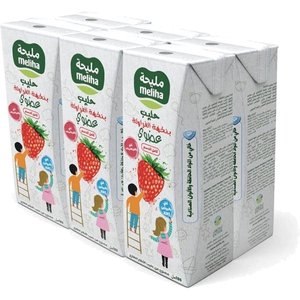Meliha Uht Strawberry Milk 6X180ml