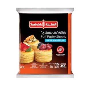 Sunbulah Puff Pastry Less Fat Sheets 400Gm