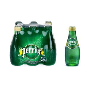 Perrier Sparkling Carbonated Mineral Water 200 Ml Pack Of 6