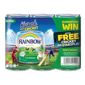 Rainbow Evaporated Milk Original 170 Gr Pack Of 12