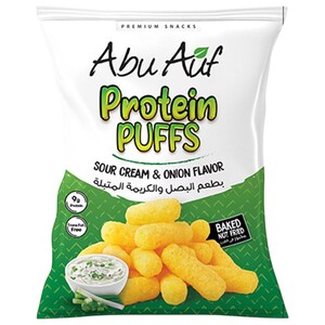 Abu Auf Protein Puffs Sour Cream Onion 60G