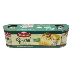 Durra Special Hommus With Tahini 220 Gr Pack Of 3