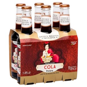 Polara Carbonated Drink Cola 275Ml X6