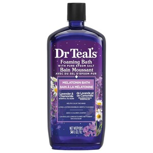 Dr Teal's Foaming Bath With Pure Epsom Salt Lavender & Chamomile 1L
