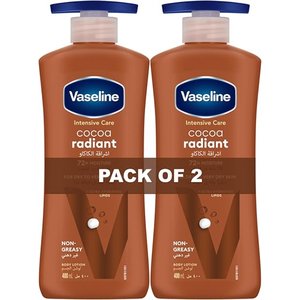 Vaseline Body Lotion With Cocoa 2X400ml