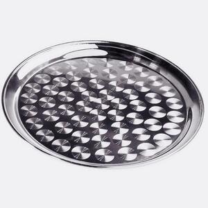 S/Steel Tray Round Large 'Ssp-Emc (Promo)