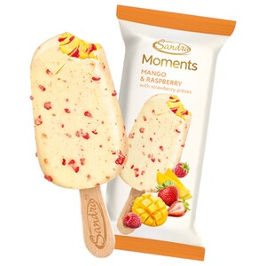 Sandra Moments Ice Cream Mango & Raspberry 110Ml