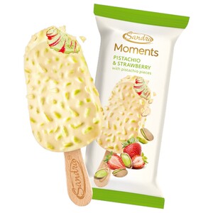 Sandra Moments Ice Cream Pistachio & Strawberry 110Ml