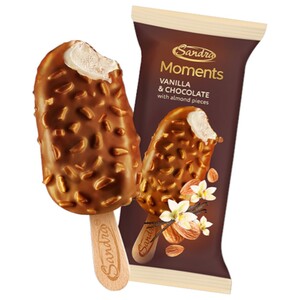 Sandra Moments Ice Cream Vanilla & Chocolate 110Ml