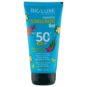 Bioluxe Sunscreen Gel Hyaluronic Acid & Aloe Vera Spf50+ 100G