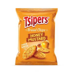 Tsipers Bread Chips Honey Mustard 65G