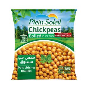 Plein Soleil Frozen Chickpeas Boiled 400G