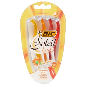 Bic Disposable Razor Soleil Lady 4 Pieces