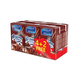 Almarai Nijoom Uht Milk Chocolate 6X150ml