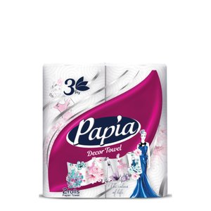 Papia Decor Kitchen Towel 2 Rolls