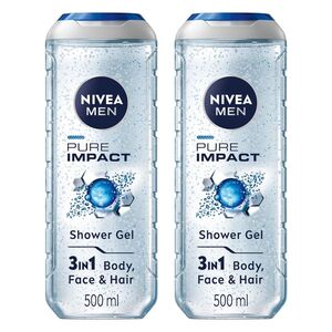 Nivea Men Pure Impact Shower Gel 250 Ml Pack Of 2