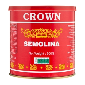 Crown Semolina Tin 500Gm