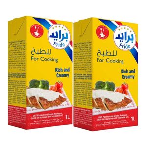 Pride Cooking Cream 1 L X 2 Pcs Offer