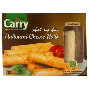 Carry Frozen Halloumi Cheese Rolls 12 Pieces 400G
