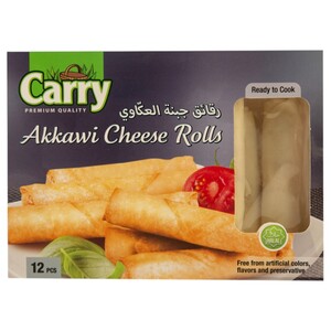 Carry Frozen Akkawi Cheese Rolls 12 Pieces 400G