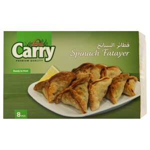 Carry Frozen Spinach Fatayer 8 Pieces 170G