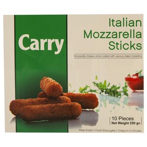 Carry Frozen Italian Mozzarella Sticks 10 Pieces 250G