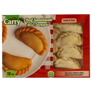 Carry Frozen Beef Sambousek 12 Pieces 250G