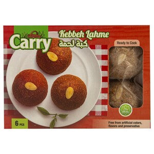 Carry Frozen Kebbeh Meat Zghertawiyi 6 Pieces 480G