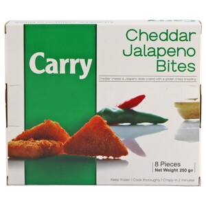 Carry Frozen Cheddar Jalapeno Bites 8 Pieces 250G