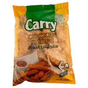 Carry Frozen Chicken Strips 30-35 Pieces 1Kg