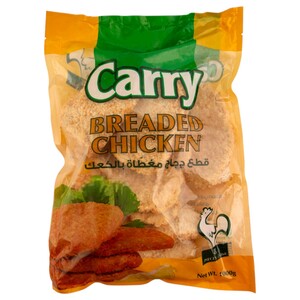 Carry Frozen Breaded Chicken Fillet 8 Pieces 1Kg