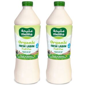 Meliha Organic Fresh Laban 1 L 2 Pcs Offer