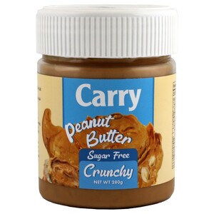 Carry Peanut Butter Crunchy Sugar Free 280G