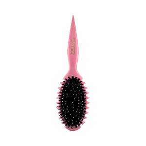 Pretty Lady Hair Brush Oval Curly Pink