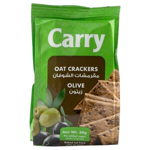 Carry Oat Crackers With Olive 50G