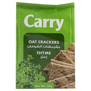 Carry Oat Crackers With Thyme 50G