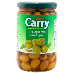 Carry Green Olives 660G