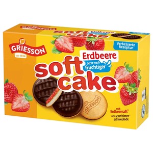 Griesson Soft Cake Erdbeere Zartbitter 150G X2