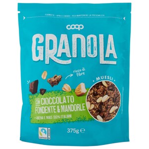 Coop Granola With Dark Chocolate And Almonds 375G