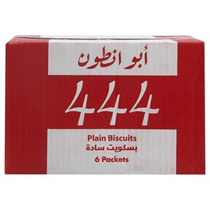 Abou Antoun 444 Plain Biscuit 6 Packets 510G