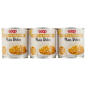 Coop Sweet Corn Steam Cooked 150G X3