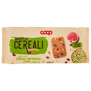 Coop Whole Cereal Shortbread With Legumes And Fruit 400G