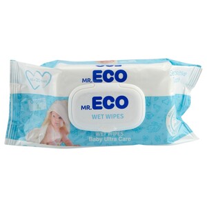 Mr.Eco Wet Wipes Baby Ultra Care 80+20 Free