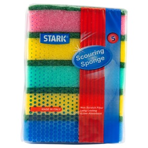 Stark Scouring Sponge Colorful 5 Pieces