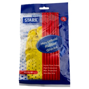 Stark Household Rubber Gloves Medium
