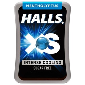 Halls Xs Intense Cooling Mentholyptus Sugar Free 12G